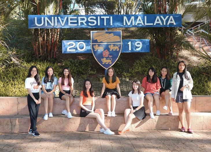 Sinh viên du học tại ĐH Malaya - Ảnh: APRU