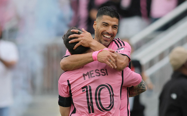 Messi và Suarez ghi bàn giúp Inter Miami thoát thua ở CONCACAF Champions Cup