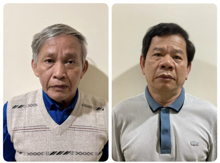 Hai ông Cao Khoa (trái) và Đặng Văn Minh bị Bộ Công an khởi tố, bắt tạm giam - Ảnh: Bộ Công an