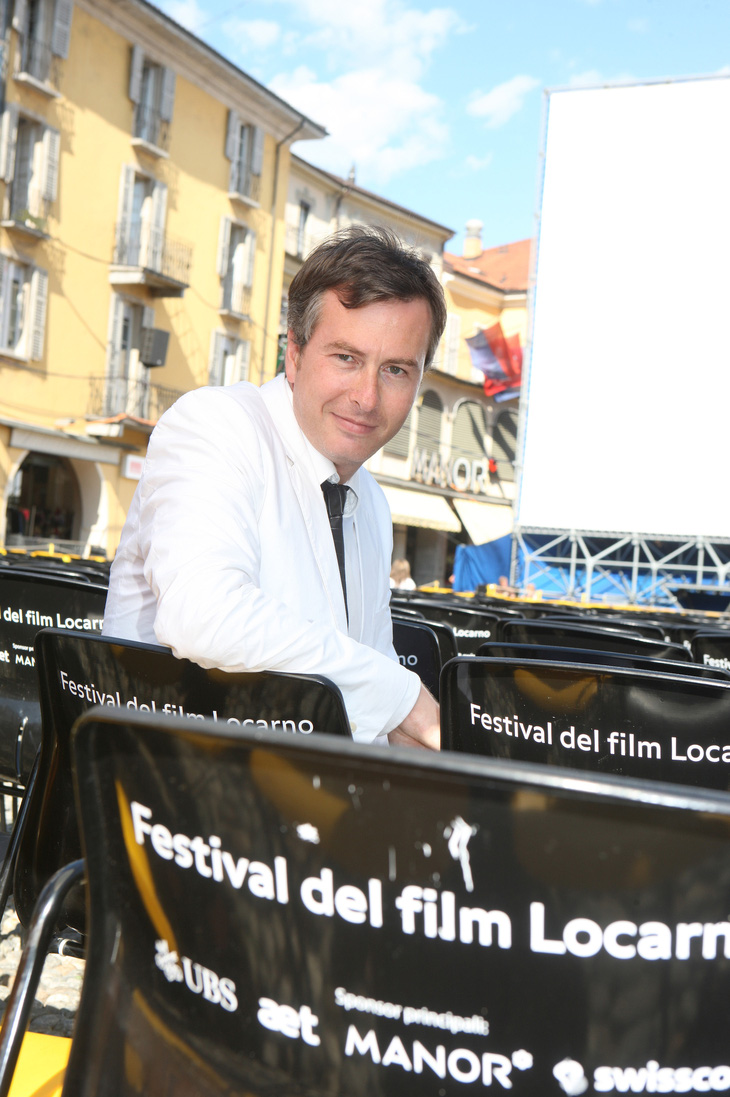Ông Olivier Père tại Liên hoan phim Quốc tế Lorcano, Thụy Sĩ - Ảnh: Liên hoan phim Lorcano