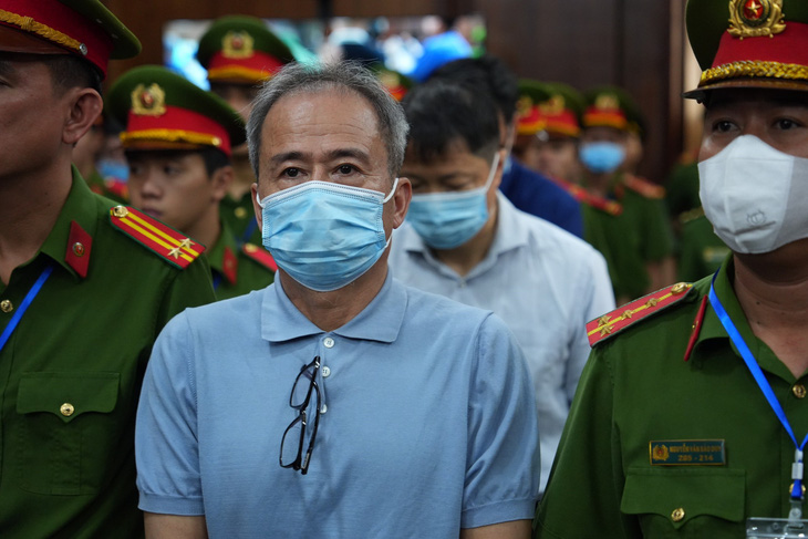 Bị cáo Nguyễn Văn Hưng tại phiên tòa - Ảnh: HỮU HẠNH