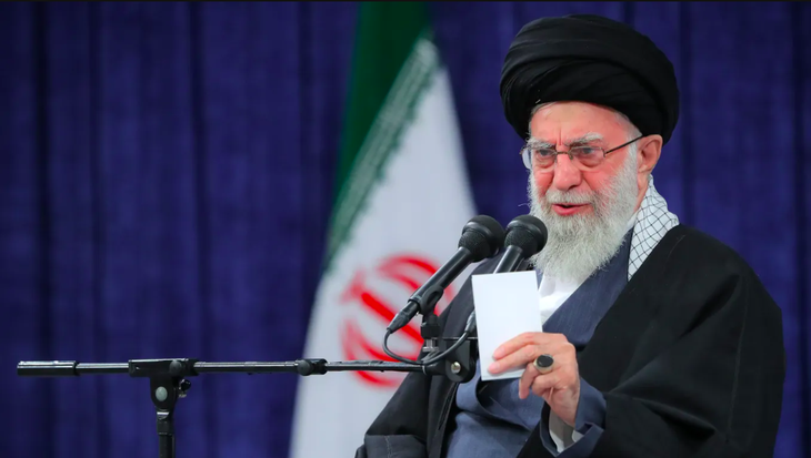 Lãnh tụ tối cao Iran Ali Khamenei - Ảnh: ANADOLU