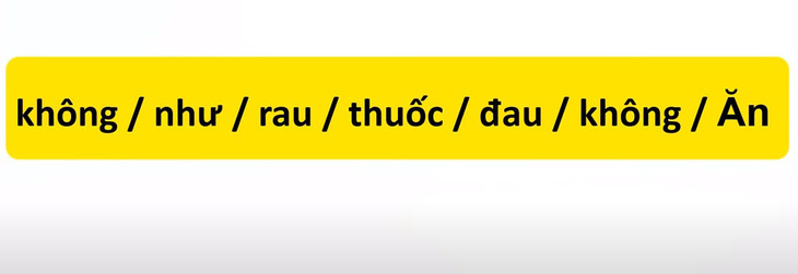 Thử tài tiếng Việt: Sắp xếp các từ sau thành câu có nghĩa (P51)- Ảnh 1.