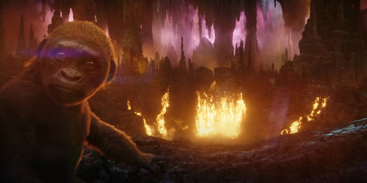 Một trong những bối cảnh Thế giới rỗng được xây dựng kỳ công trong Godzilla x Kong