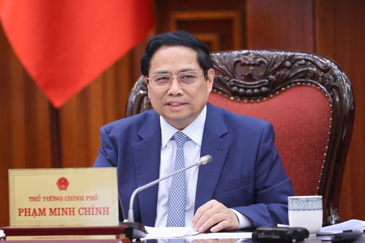 Thủ tướng Phạm Minh Chính chủ trì cuộc họp - Ảnh: VGP