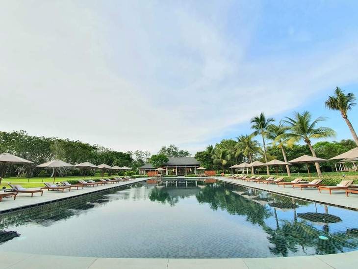 Khu resort Azerai Cần Thơ tại cồn Ấu, phường Hưng Phú, quận Cái Răng, TP Cần Thơ do Novaland làm chủ đầu tư - Ảnh: TRUNG PHẠM