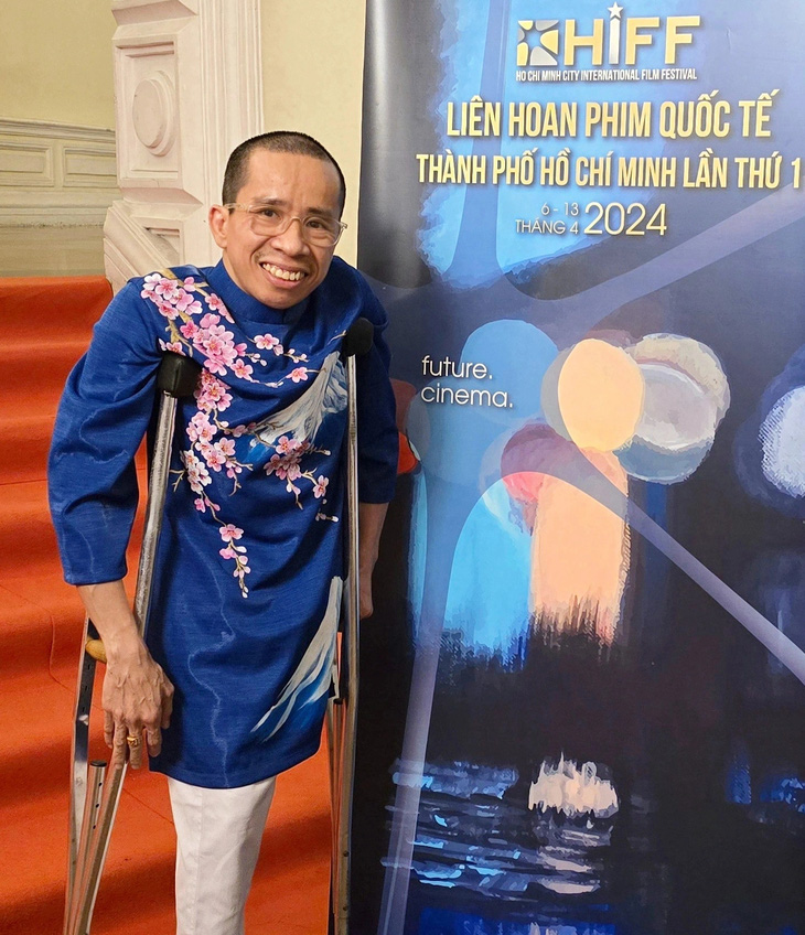 Anh Nguyễn Đức tại buổi chiếu Dearest Viet ở Liên hoan phim quốc tế TP.HCM tối 8-4 - Ảnh: MI LY