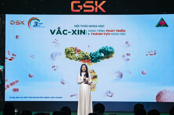 Bác sĩ Phạm Thị Mỹ Liên - chủ tịch Công ty TNHH Dược phẩm GSK Việt Nam