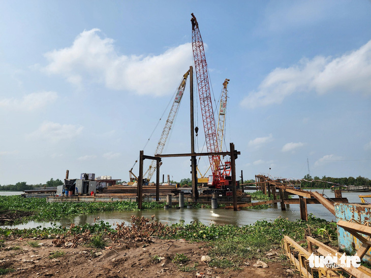 Khởi công xây dựng cầu Tân Phong, xóa thế cô lập cù lao Tân Phong - Ảnh: HOÀI THƯƠNG