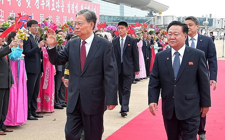 Người quyền lực thứ ba Trung Quốc tới Triều Tiên, sắp gặp ông Kim Jong Un
