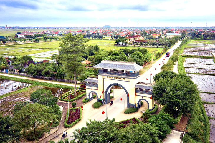 Xã Quỳnh Đôi, huyện Quỳnh Lưu (Nghệ An) sáp nhập với xã Quỳnh Hậu, dự kiến đặt tên mới sau sáp nhập là xã… Đôi Hậu - Ảnh: TÂM PHẠM