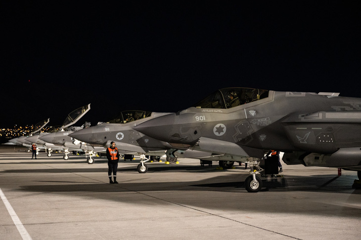 Các tiêm kích F-35 của Israel trong một hoạt động quân sự chung với Mỹ - Ảnh: Quân đội Mỹ