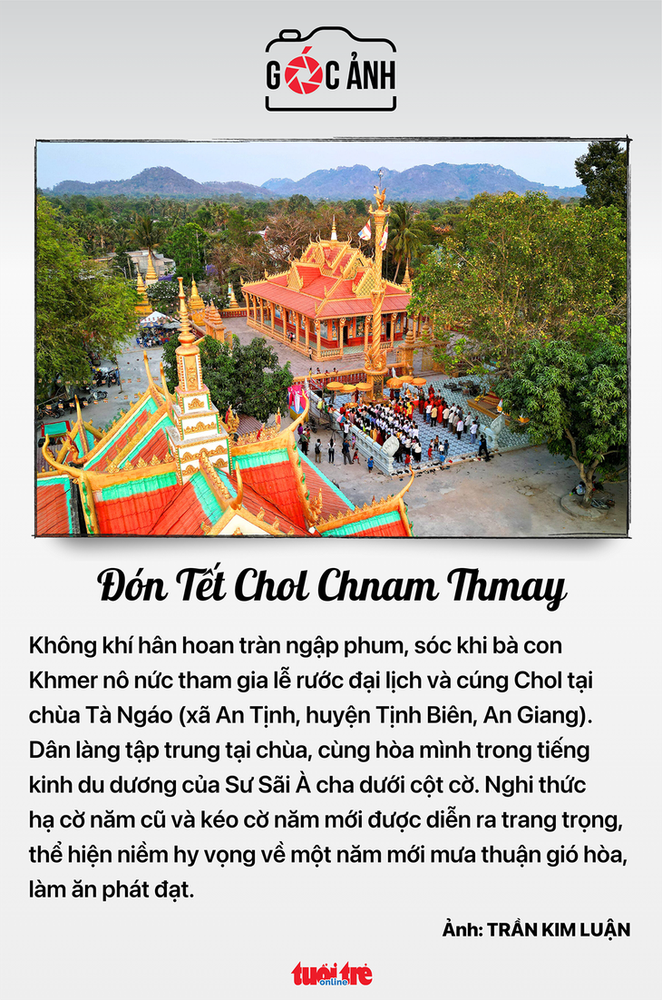 Đón Tết Chol Chnam Thmay - Ảnh: Trần Kim Luận 