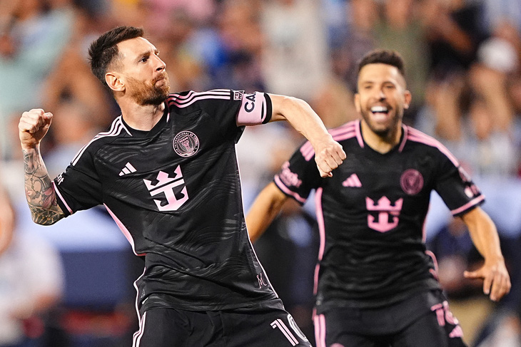 Messi tiếp tục tỏa sáng trong màu áo Inter Miami - Ảnh: AFP