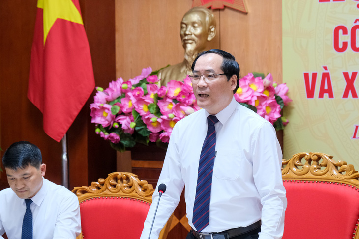 Ông Dương Xuân Huyên - phó chủ tịch thường trực UBND tỉnh Lạng Sơn - Ảnh: HÀ QUÂN