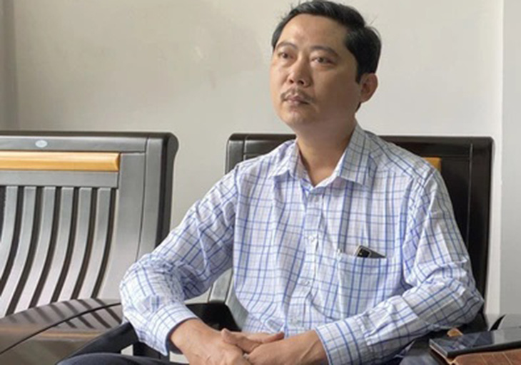 Ông Huỳnh Tấn Tuấn - hiệu trưởng Trường cao đẳng Y tế Quảng Nam - bị tạm đình chỉ chức vụ - Ảnh: LÊ TRUNG