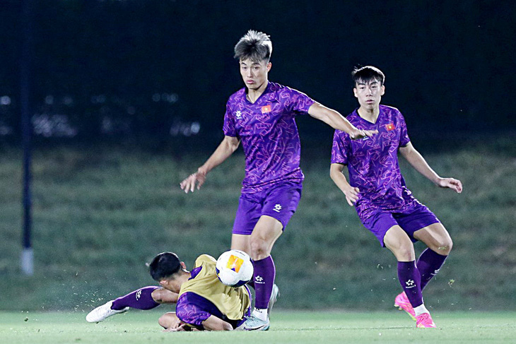 Thành tích liên tục cải thiện ở trận ra quân giúp U23 Việt Nam tự tin giành 3 điểm trước U23 Kuwait tối nay 17-4 - Ảnh: VFF