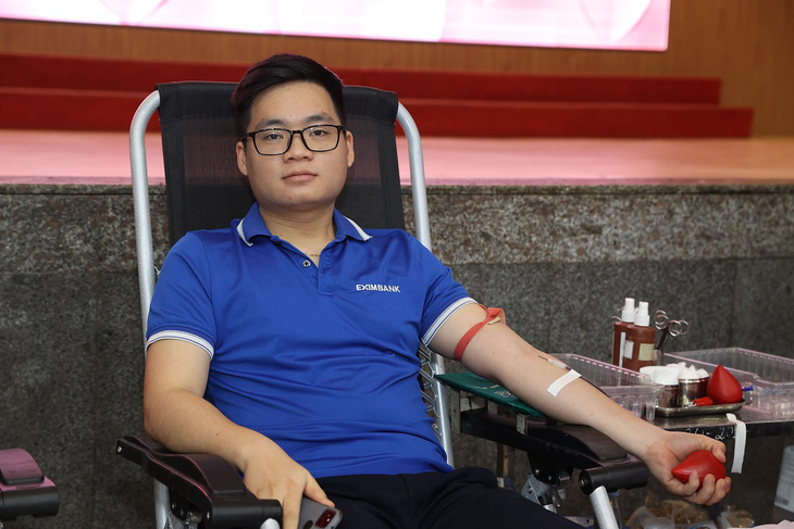 Đợt hiến máu đầu tiên này được tổ chức tại Hà Nội, đợt 2 sẽ được tổ chức tại khu vực TP.HCM, tiếp theo đó là khu vực Miền Đông Nam bộ và khu vực Miền Trung - Ảnh: EIB