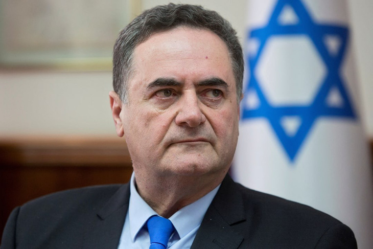 Ngoại trưởng Israel - ông Israel Katz gửi thư yêu cầu 32 quốc gia tăng cường cấm vận Iran sau cuộc tấn công hôm 14-4 - Ảnh: REUTERS