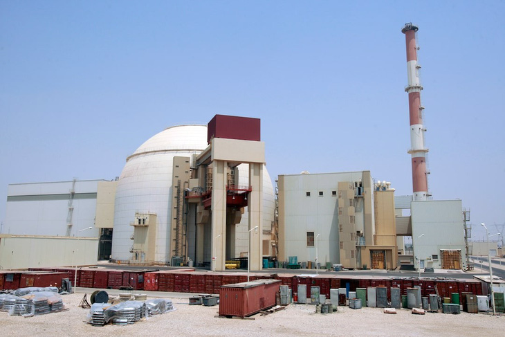 Lò phản ứng chính của Nhà máy điện hạt nhân Bushehr gần thủ đô Tehran (Iran) - Ảnh: REUTERS