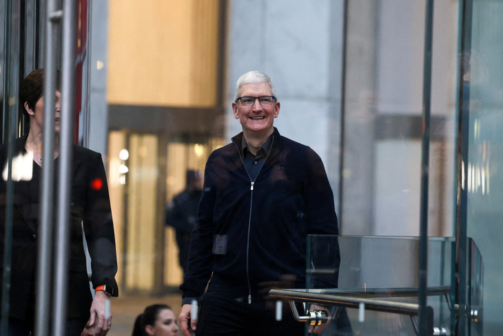 Giám đốc điều hành (CEO) Tim Cook của Công ty Apple - Ảnh: REUTERS