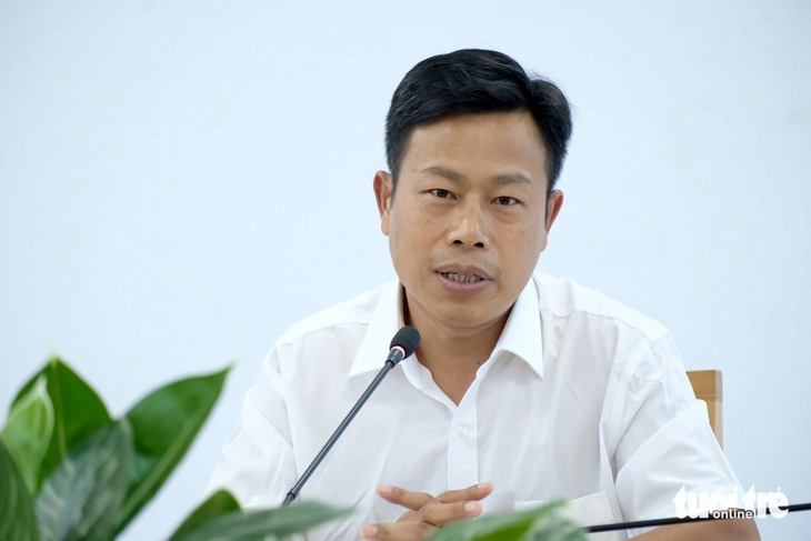 GS Lê Quân - giám đốc Đại học Quốc gia Hà Nội phát biểu tại chương trình - Ảnh: NGUYÊN BẢO