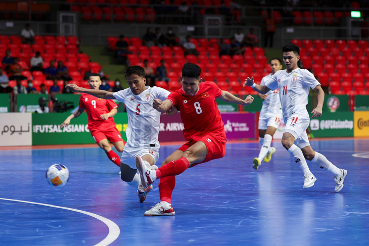 Trực tuyến futsal Việt Nam – Trung Quốc (hiệp 1) 1-0: Gia Hưng mở tỉ số