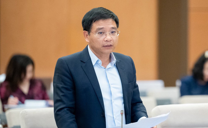 Bộ trưởng Bộ Giao thông vận tải Nguyễn Văn Thắng - Ảnh: PHẠM THẮNG