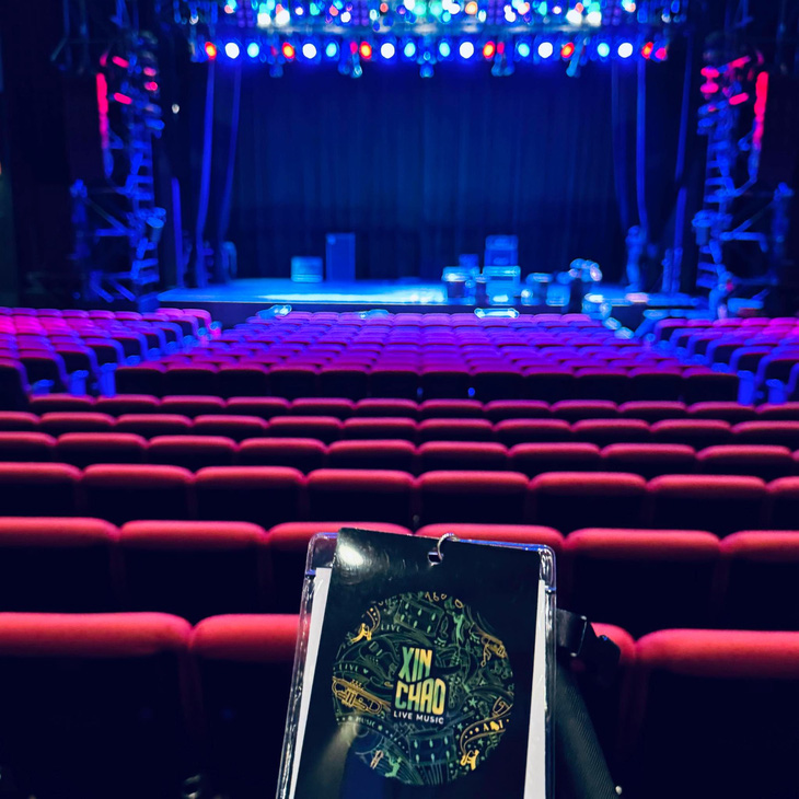 Sân khấu đang được chuẩn bị cho đêm nhạc TKO Concert 01: Hương - Live in Tokyo của Văn Mai Hương ở Nhật ngày 20-4 - Ảnh: BTC