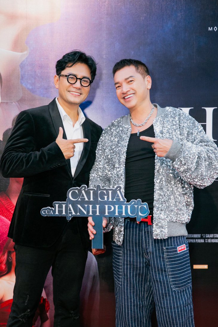 Diễn viên Trương Minh Cường cùng diễn viên Quang Minh 