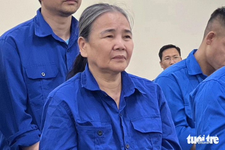 Bị cáo Ngô Thị Kim Loan tại tòa - Ảnh: DANH TRỌNG