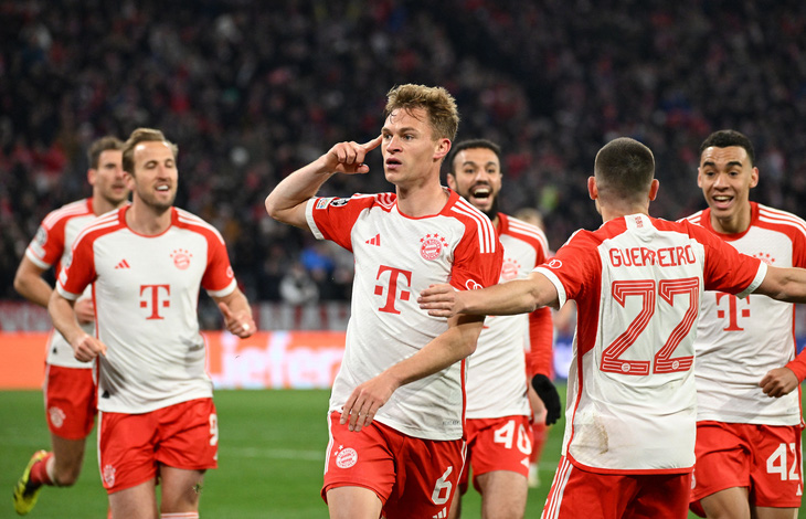 Joshua Kimmich mang về bàn thắng duy nhất của trận đấu - Ảnh: REUTERS