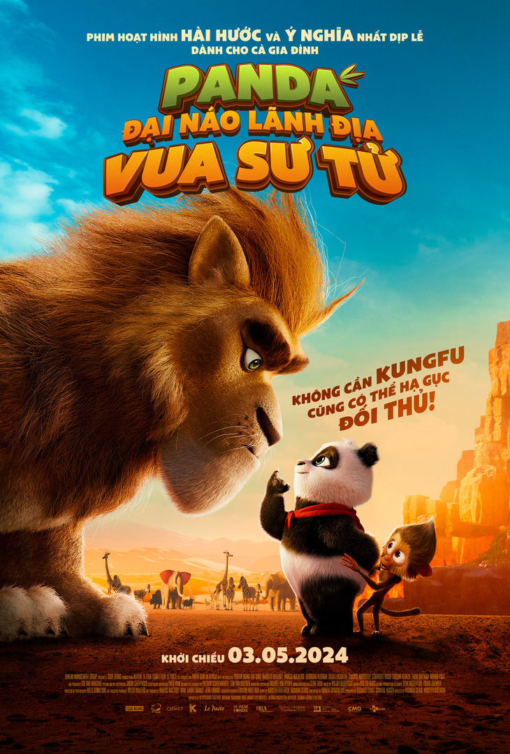 Panda bất ngờ đối đầu “Lion King” trong phim mới