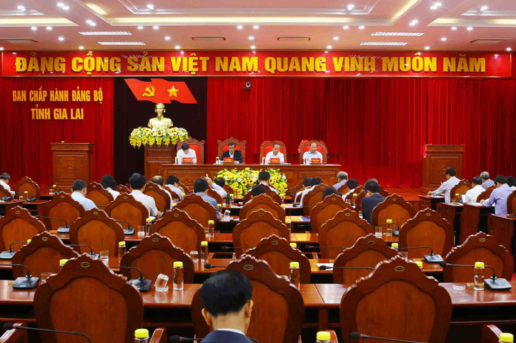 Tỉnh ủy Gia Lai vừa quyết định thi hành kỷ luật 2 tổ chức đảng và nhiều đảng viên có vi phạm, khuyết điểm - Ảnh: Tỉnh ủy Gia Lai 