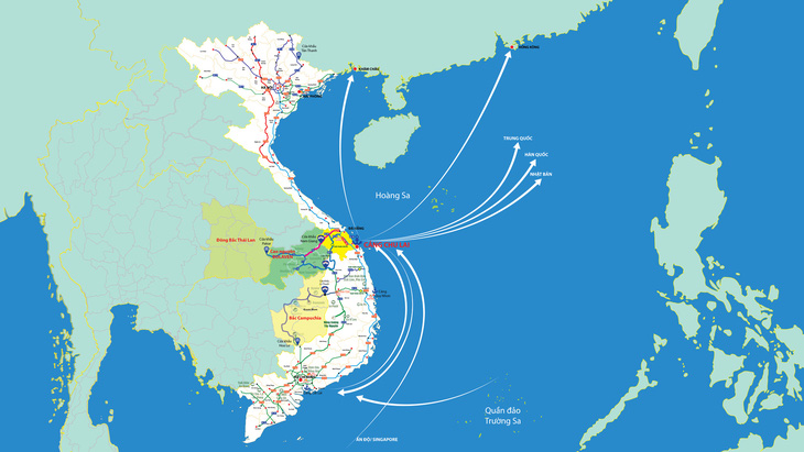 THILOGI kết nối hàng nông sản (trái cây) tại miền Trung, Tây Nguyên, Lào, Campuchia xuất khẩu qua cảng Chu Lai