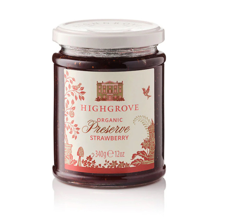 Sản phẩm mứt dâu tây hữu cơ đến từ thương hiệu Highgrove của Vua Charles III - Ảnh: HIGHGROVE GARDENS
