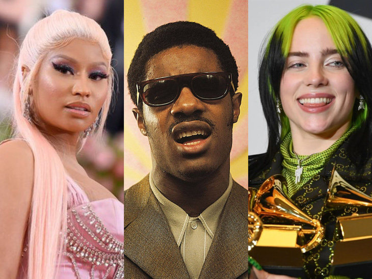 Từ trái sang: Nicki Minaj, Stevie Wonder, Billie Eilish và hơn 200 nghệ sĩ ký phản đối chỉ trích AI deepfake