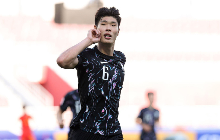 Lee Young Jun là người hùng với cú đúp cho U23 Hàn Quốc -  Ảnh: GETTY