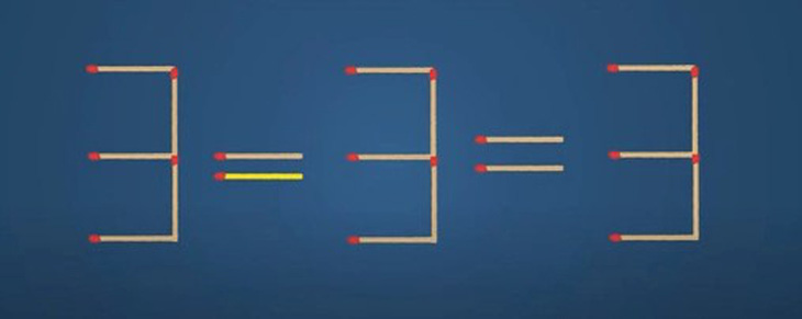 Thử tài IQ: Di chuyển một que diêm để 3+3=3 thành phép tính đúng- Ảnh 2.