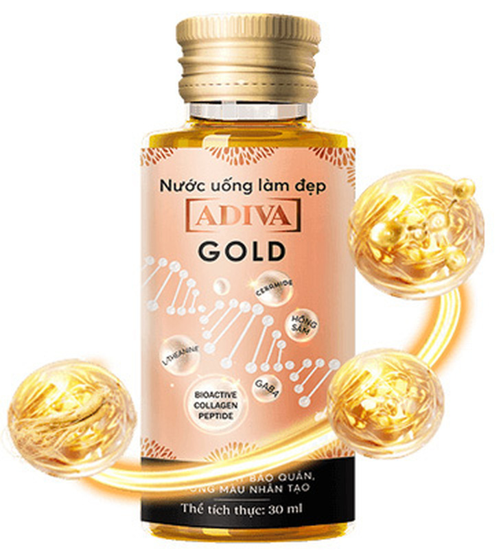 Nước uống làm đẹp ADIVA GOLD – Collagen thủy phân sinh học tiên tiến