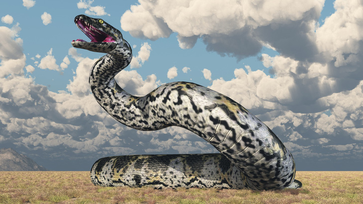 Titanoboa là một trong những loài rắn lớn nhất từng tồn tại, dài tới 13m - Ảnh: MR1805/Getty Images