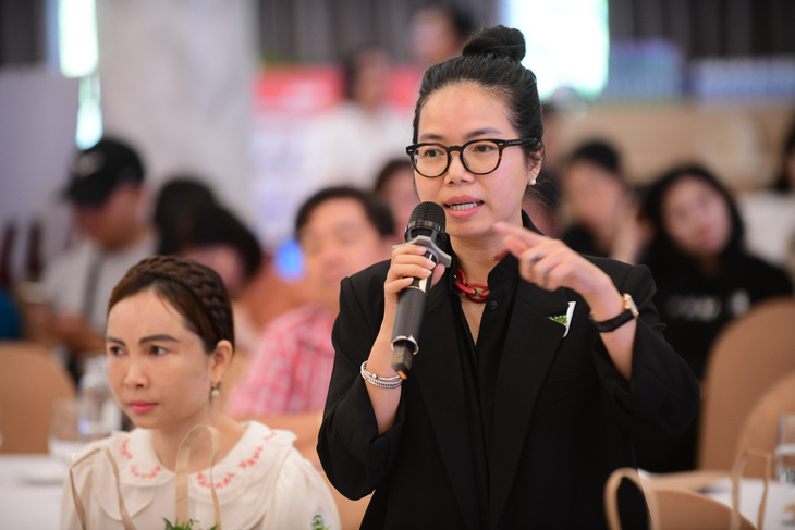 Bà Nguyễn Trình Thùy Trang - giám đốc nội vụ Cotecons - Ảnh: QUANG ĐỊNH
