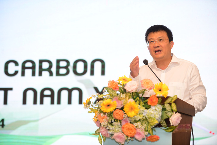 Ông Nguyễn Tuấn Quang - phó cục trưởng Cục Biến đổi khí hậu (Bộ Tài nguyên và Môi trường) - Ảnh: QUANG ĐỊNH