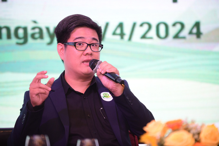 Ông Nguyễn Võ Trường An - phó tổng giám đốc Công ty CP Sàn giao dịch tín chỉ carbon ASEAN - Ảnh: QUANG ĐỊNH
