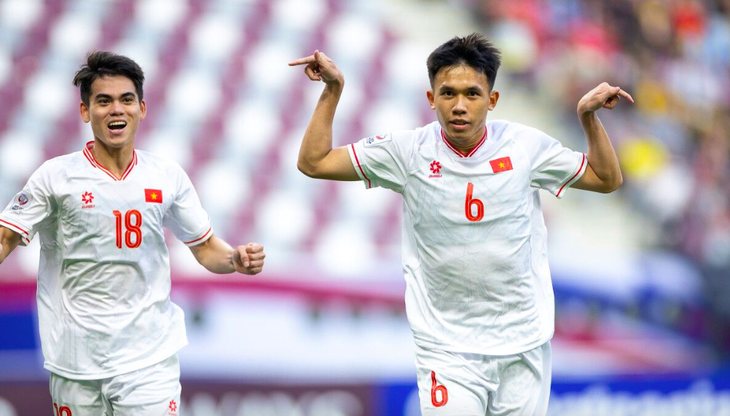U23 Việt Nam giành vé vào tứ kết Giải U23 châu Á 2024- Ảnh: AFC