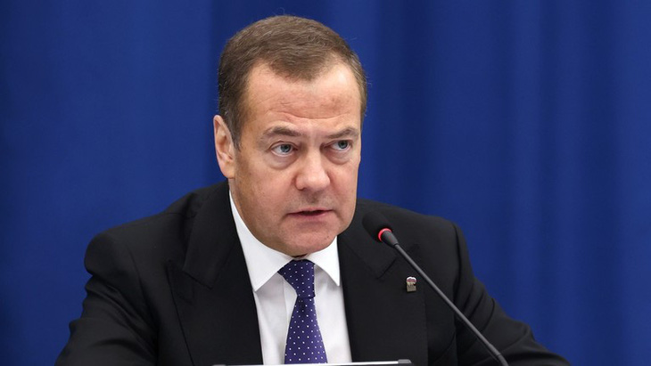 Cựu tổng thống, cựu thủ tướng và hiện là phó chủ tịch Hội đồng An ninh Nga Dmitry Medvedev - Ảnh: SPUTNIK