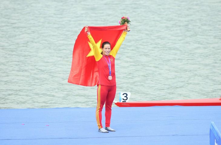 Phạm Thị Huệ mang về suất thứ 10 dự Olympic Paris cho Việt Nam - Ảnh: FBNV