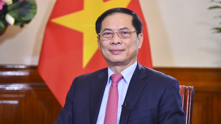 Bộ trưởng Ngoại giao Bùi Thanh Sơn - Ảnh: Bộ Ngoại giao cung cấp