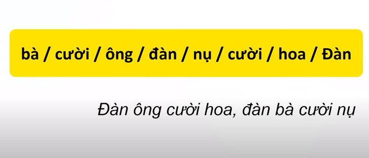 Thử tài tiếng Việt: Sắp xếp các từ sau thành câu có nghĩa (P70)- Ảnh 2.