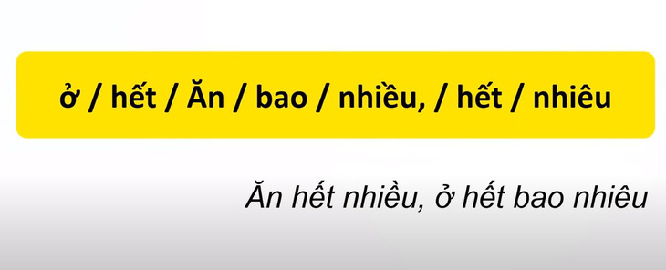 Thử tài tiếng Việt: Sắp xếp các từ sau thành câu có nghĩa (P72)- Ảnh 4.